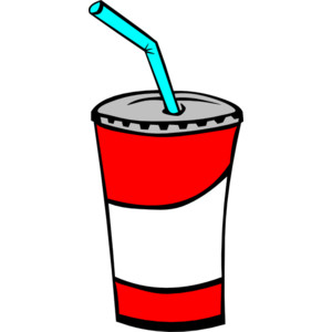 clipart cup straw