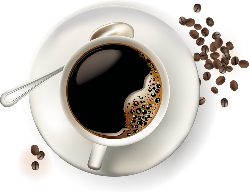 Free coffee images download. Cup clipart top view