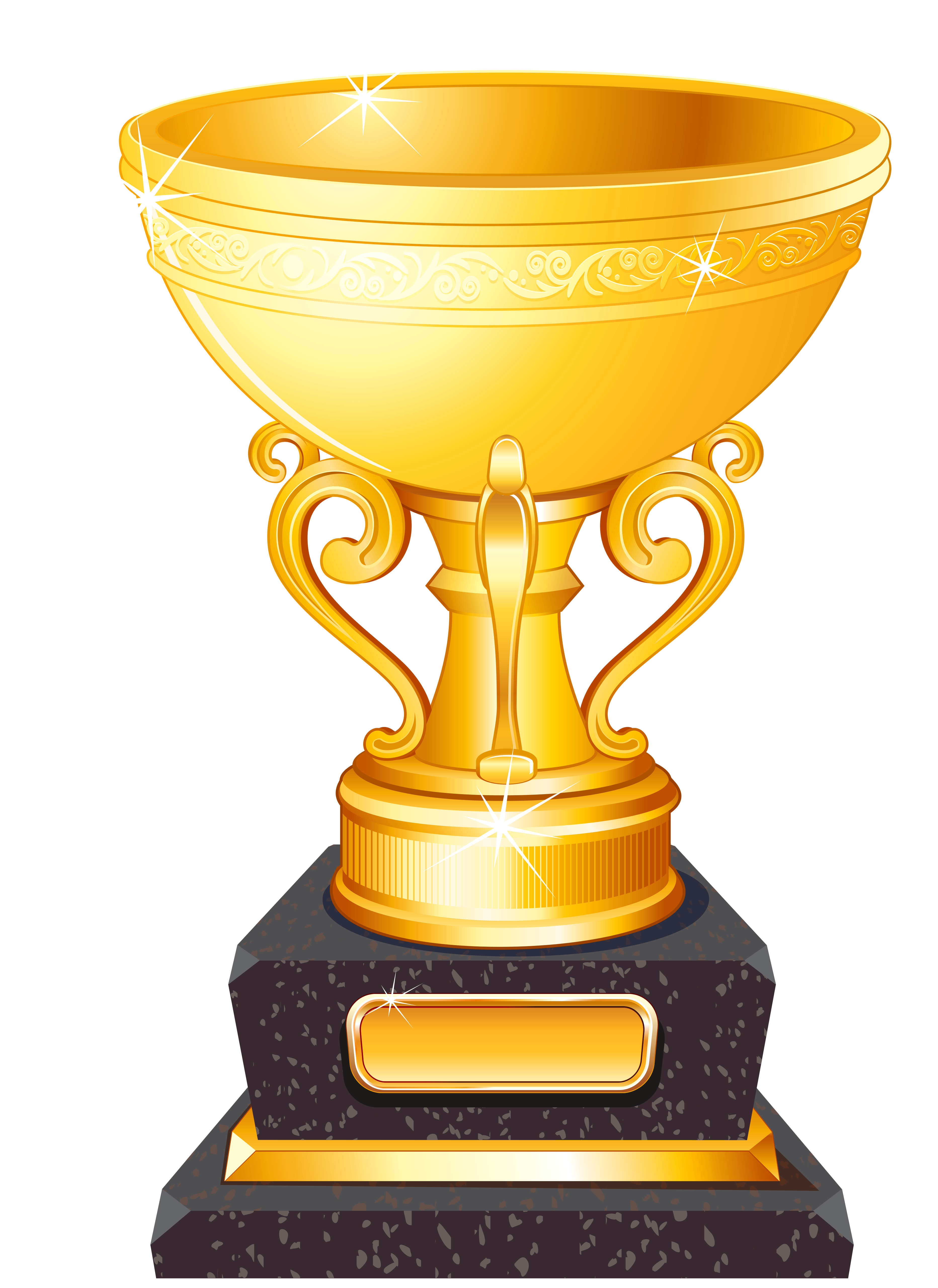 Clipart star trophy. Golden cup png picture