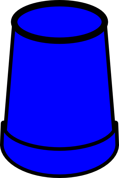 clipart cup upside down