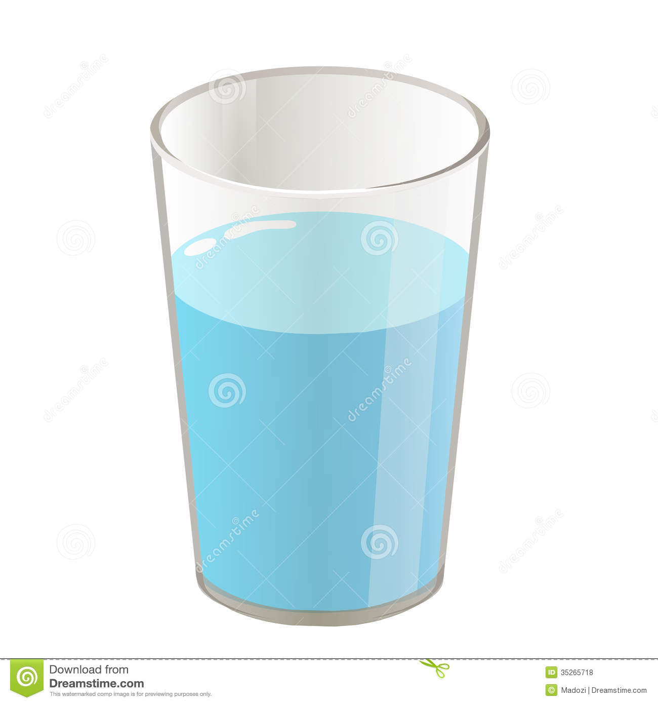 clipart cup water