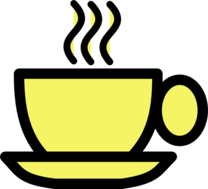 clipart cup yellow cup