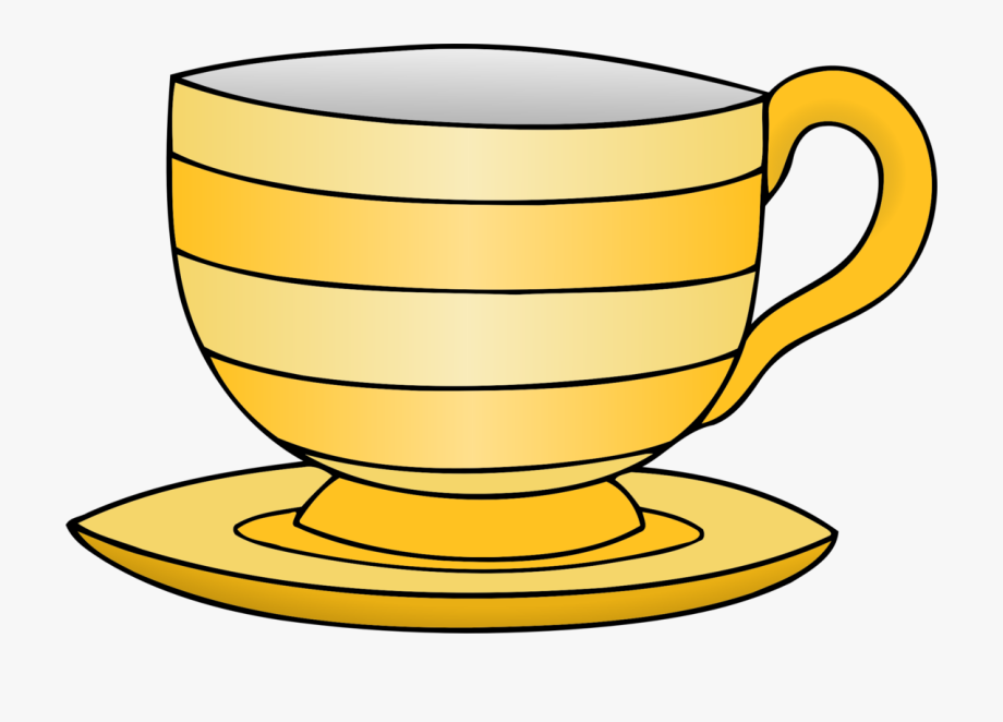 cup clipart yellow cup