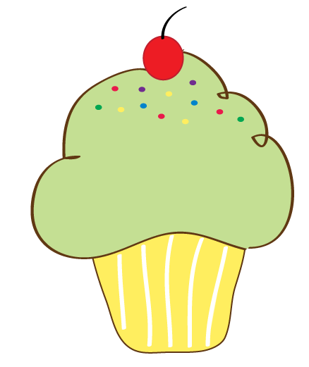 Cupcakes clip art free. Clipart cupcake dessert