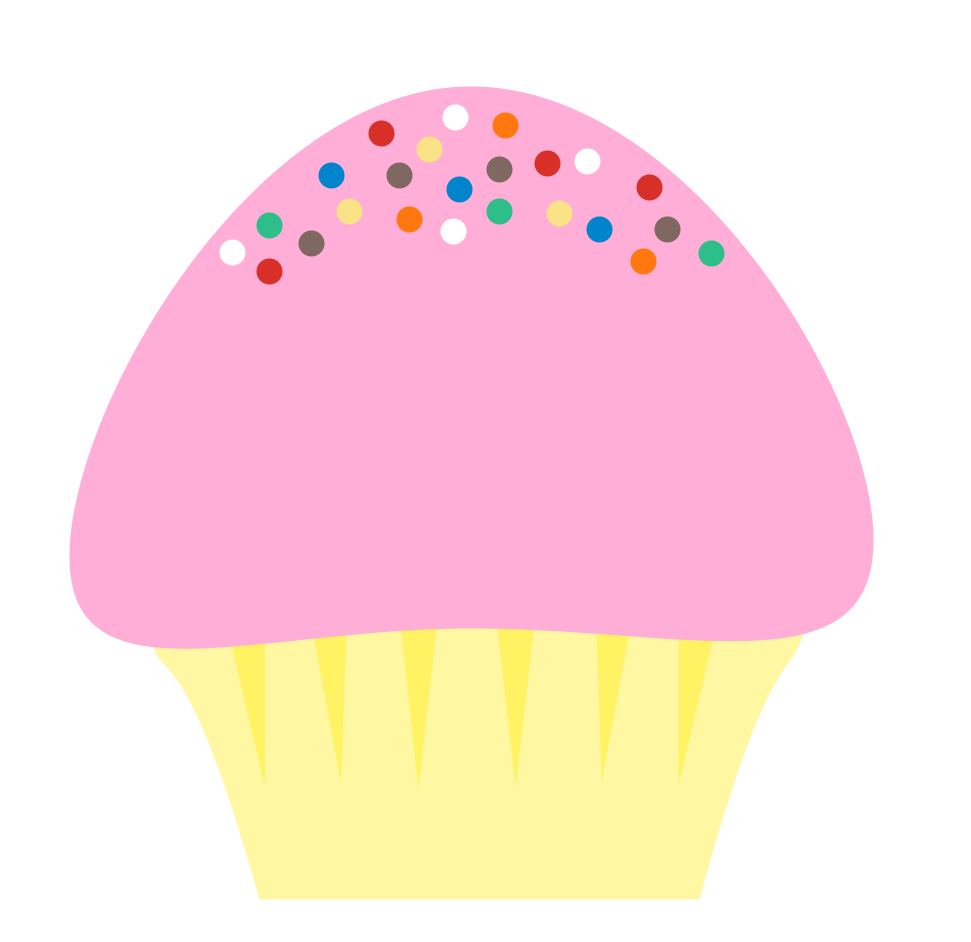 Clipart cupcake easter. August pencil and in