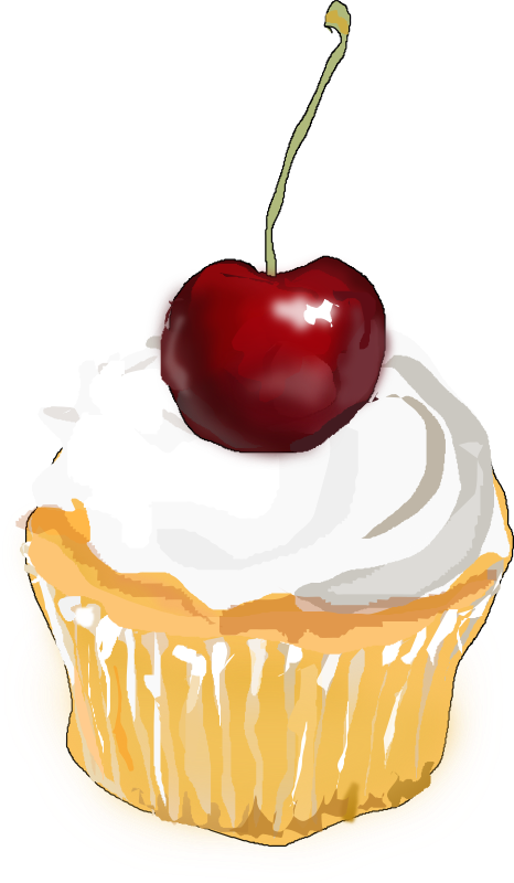 Medium image png . Cupcake clipart fruit