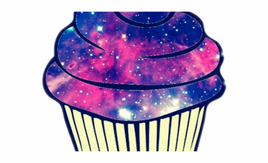 cupcake clipart galaxy