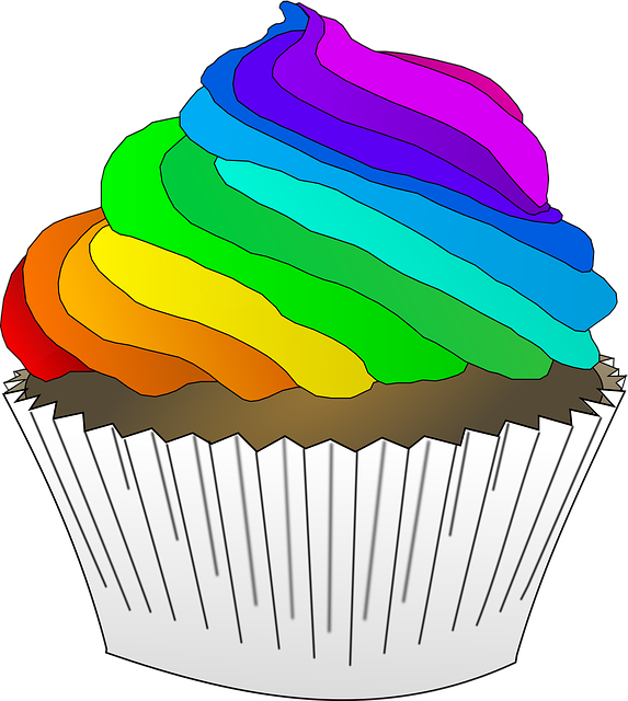 Library news events page. Cupcakes clipart april