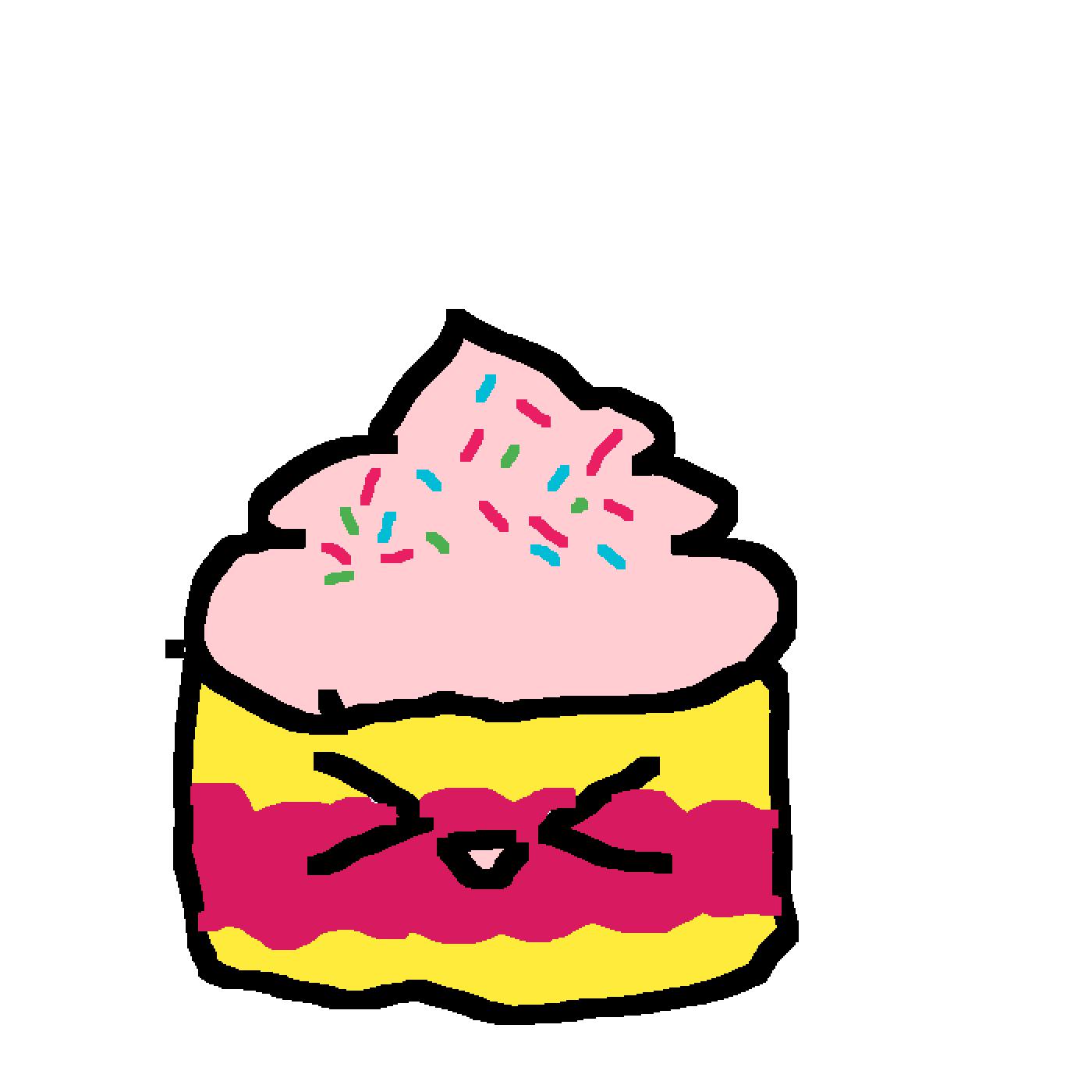 clipart cupcake kawaii