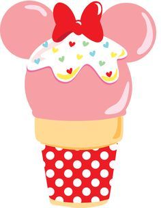 Pin by teresa birt. Clipart cupcake minnie