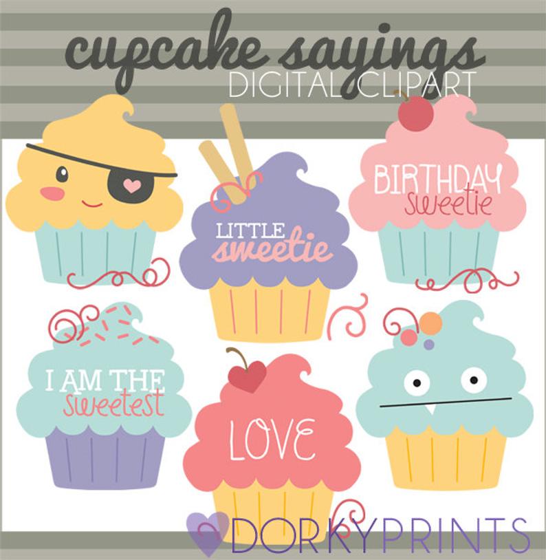 Personal and limited commercial. Clipart cupcake monster
