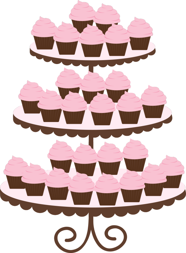 cup clipart cake stand