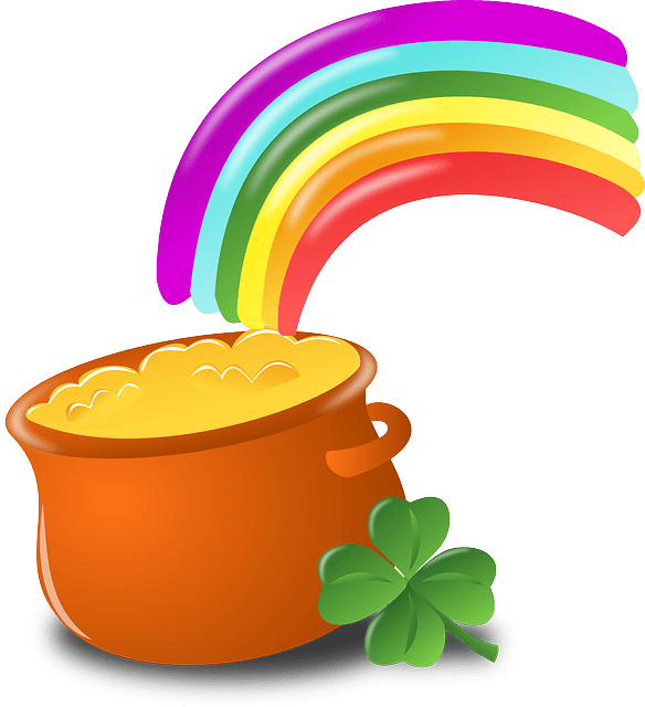 Clipart cupcake st patrick day.  pot o gold