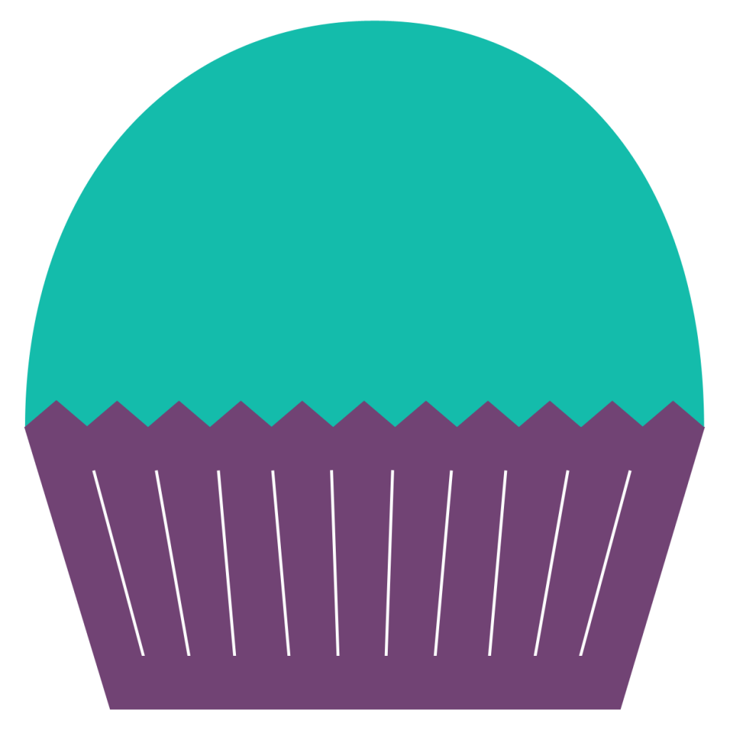 clipart cupcake teal