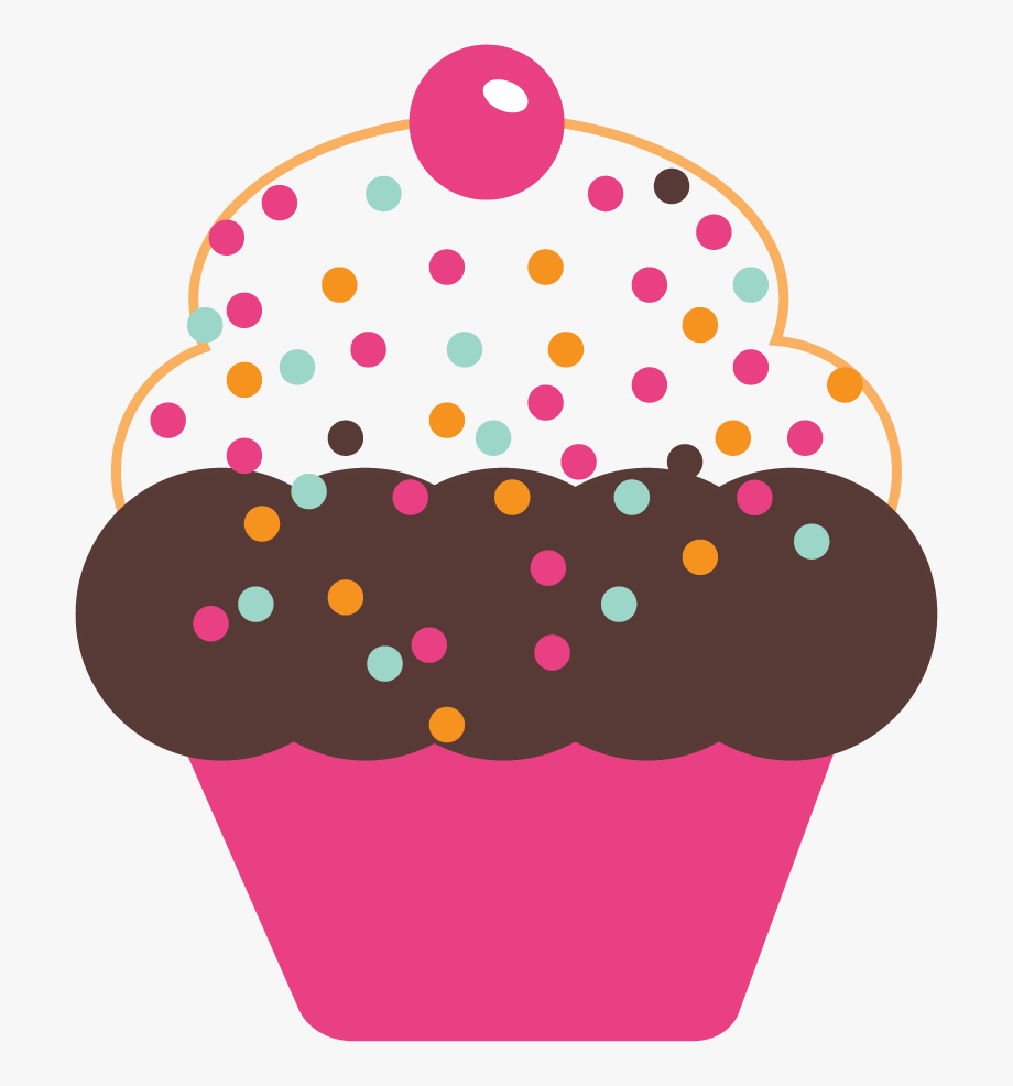 Free graphics transparent background. Cupcakes clipart cute