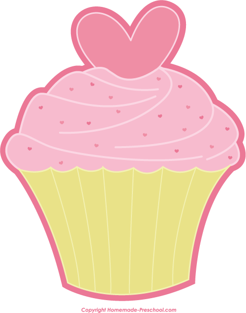 cupcakes clipart valentine cupcake