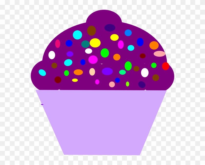clipart cupcake violet