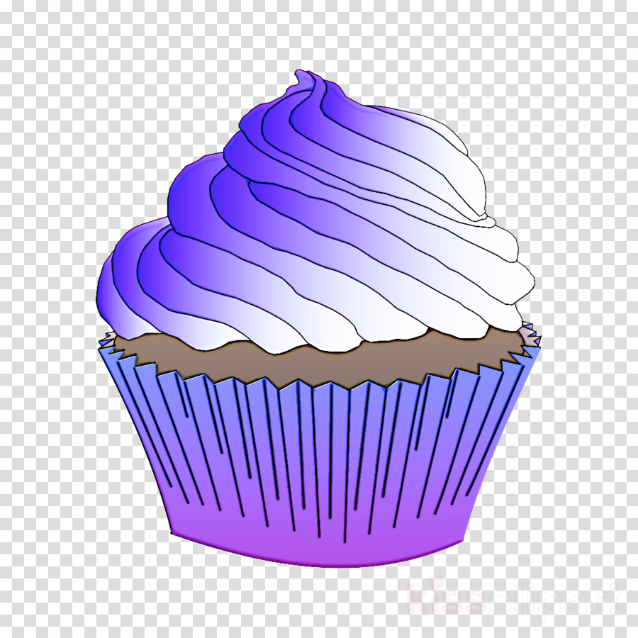cupcake clipart violet