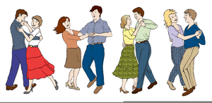 Dance clipart contra dance. Free images at clker