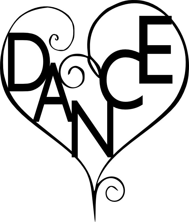 Free dancing heart cliparts. Dance clipart love