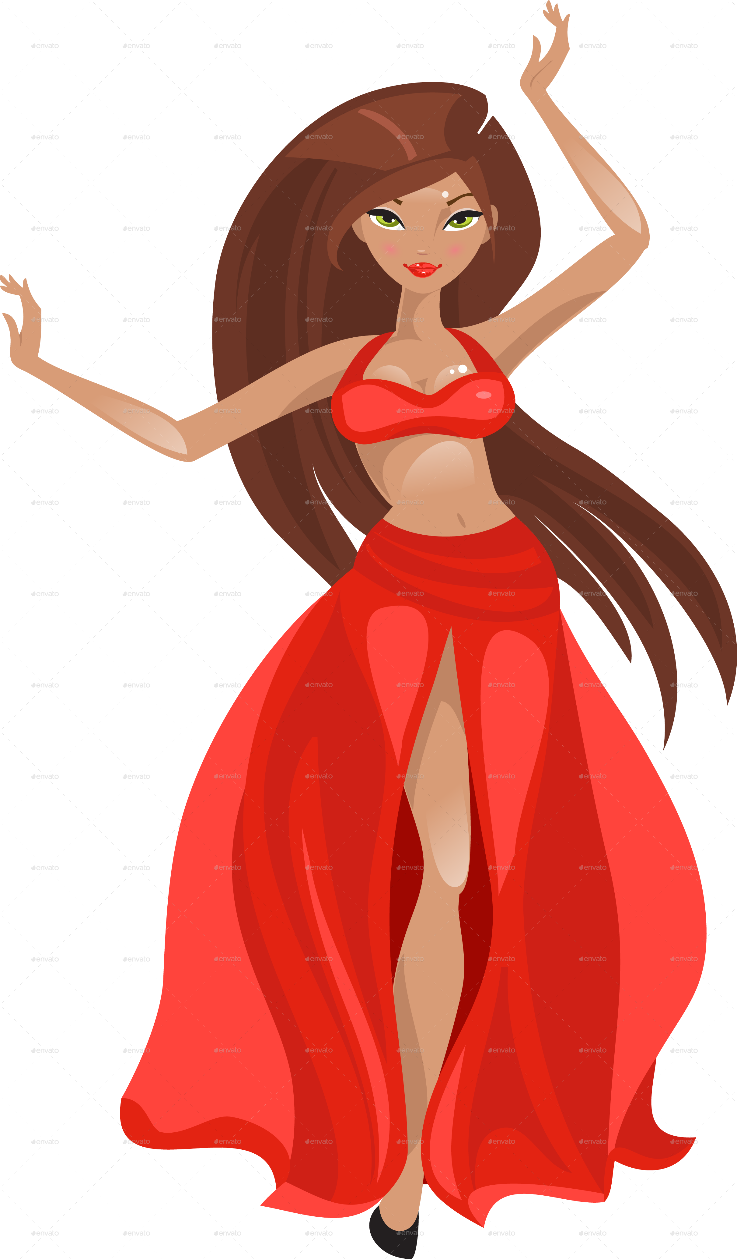 Dancing clipart ghoomar. Belly dance by artbesouro