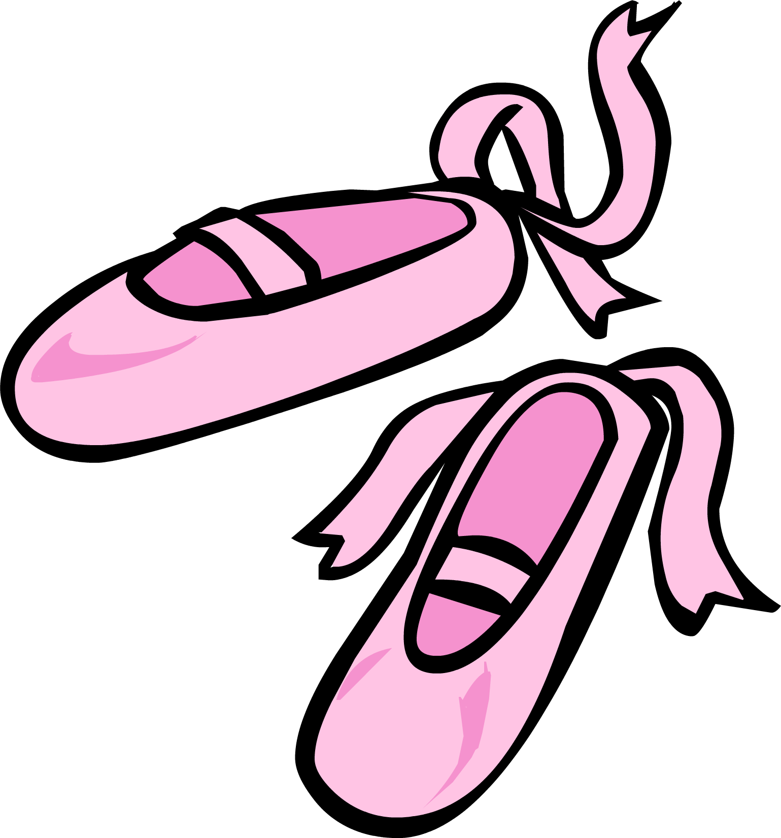 pink clipart dancer