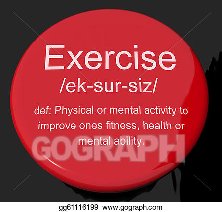 Clipart definition activity. Drawing exercise button shows