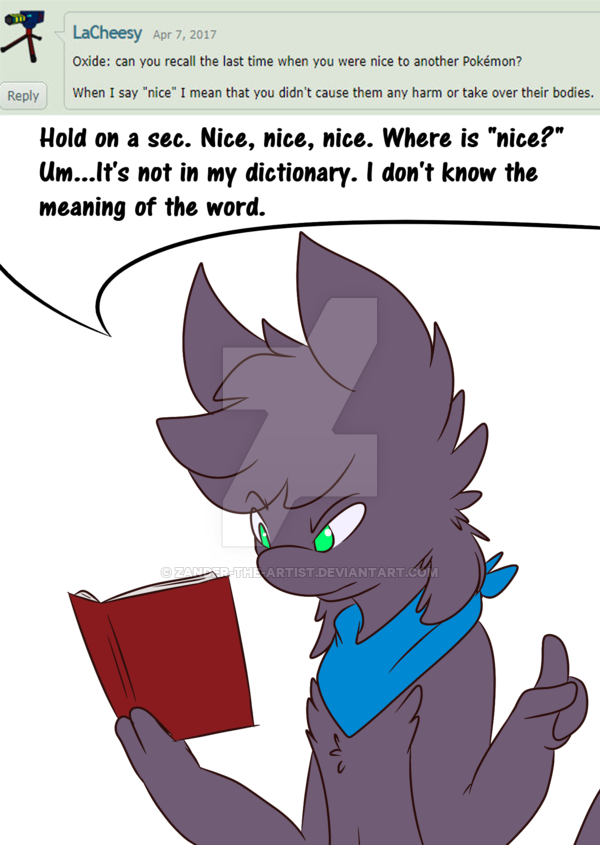 Oxide being nice by. Dictionary clipart diction