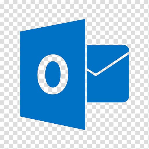 Blue office logo computer. Clipart definition outlook