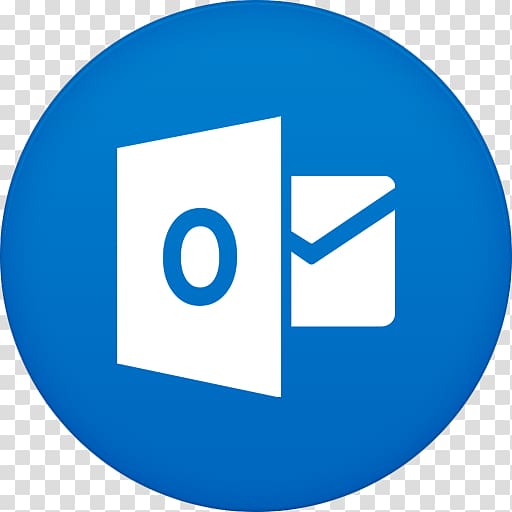 Blue office logo computer. Clipart definition outlook