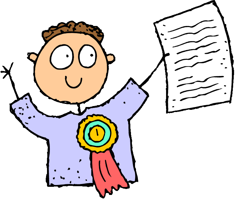 writer clipart writing article