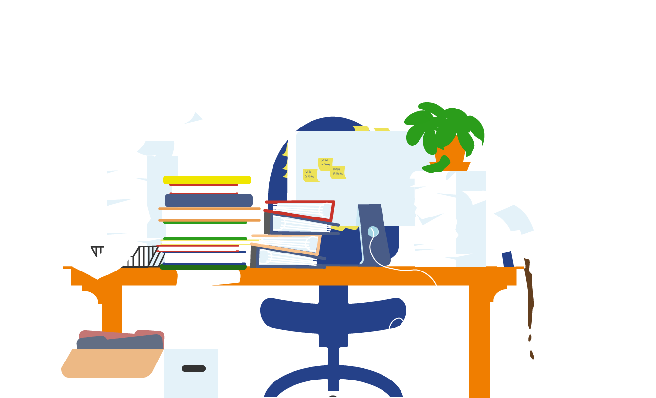 Clipart desk messy. Accounting workflow what is