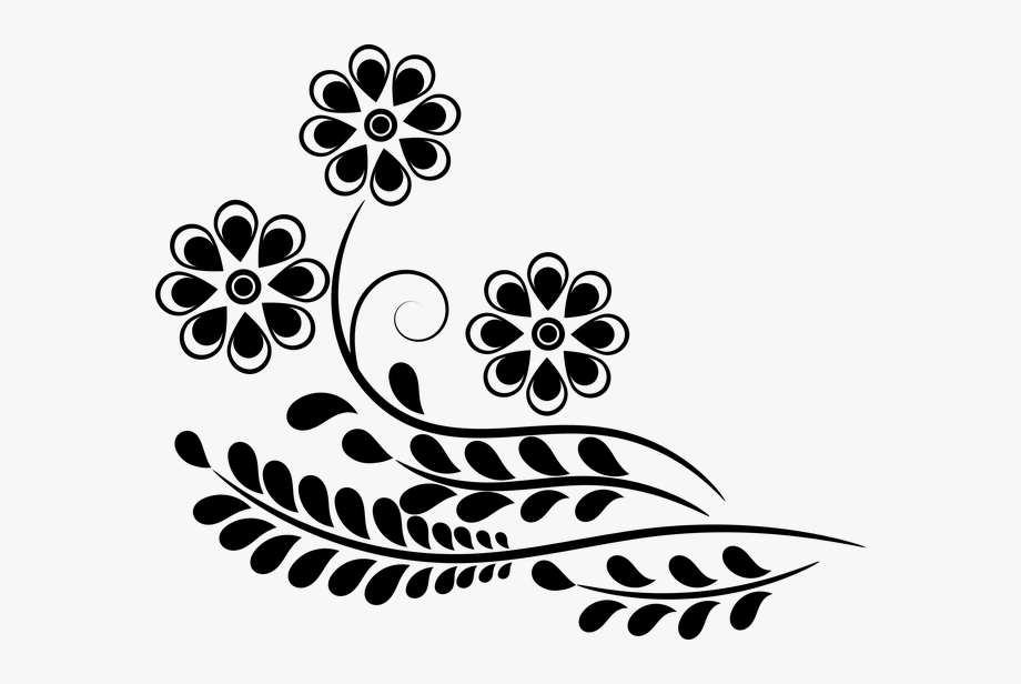 Clipart flower design. Download this free picture