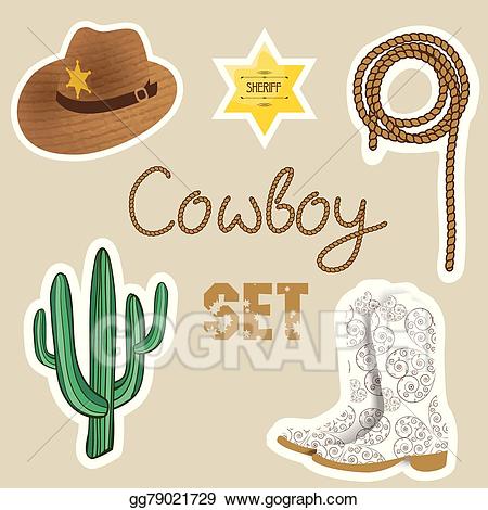 clipart design cowboy