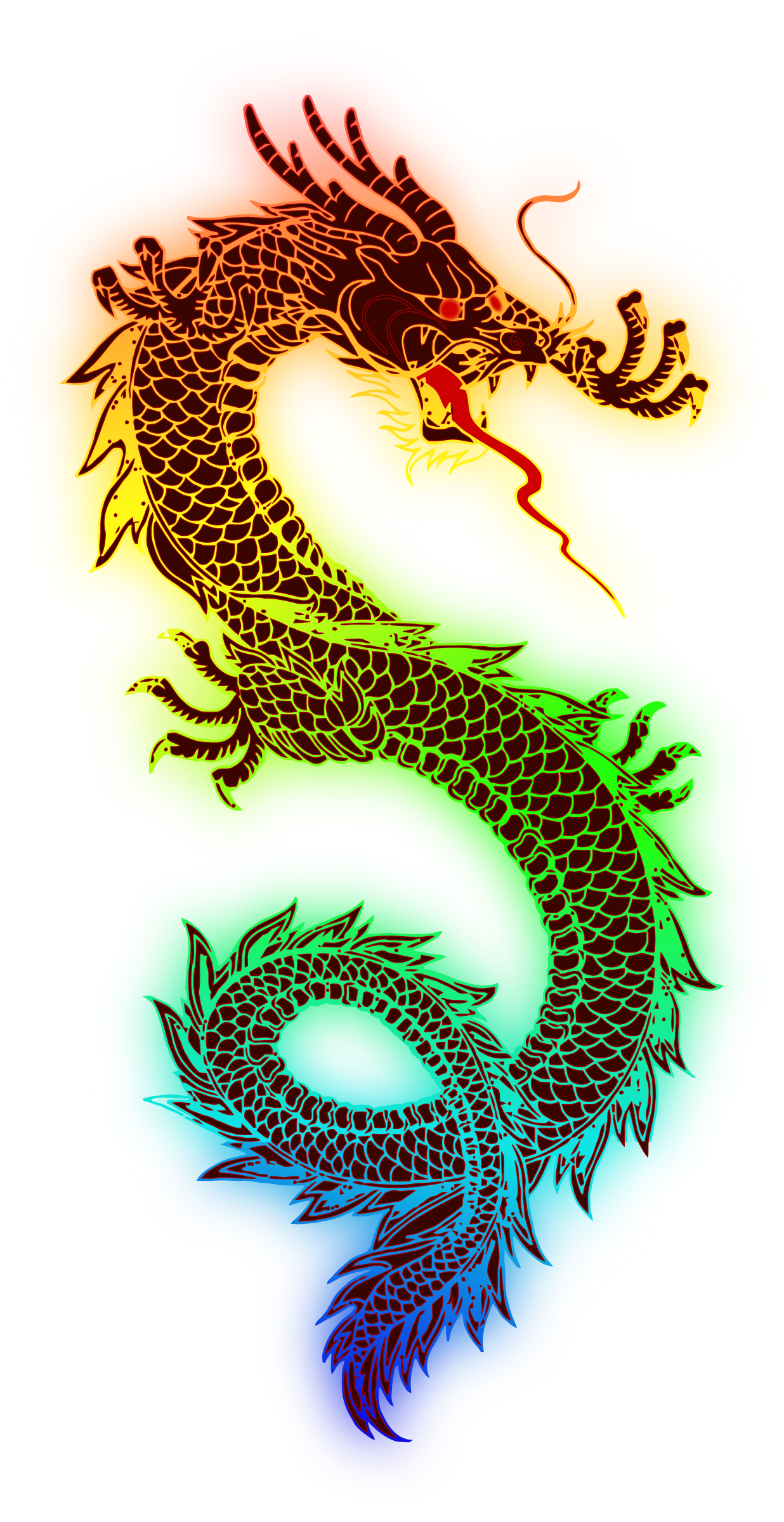 clipart design dragon