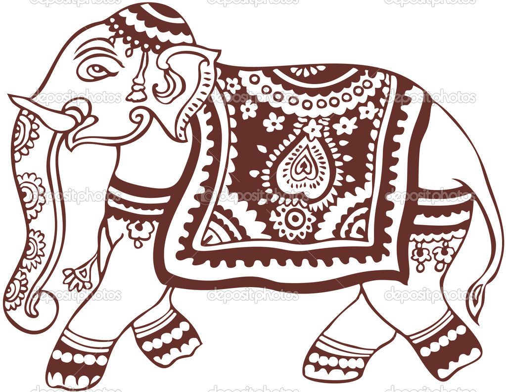 elephant clipart ethnic