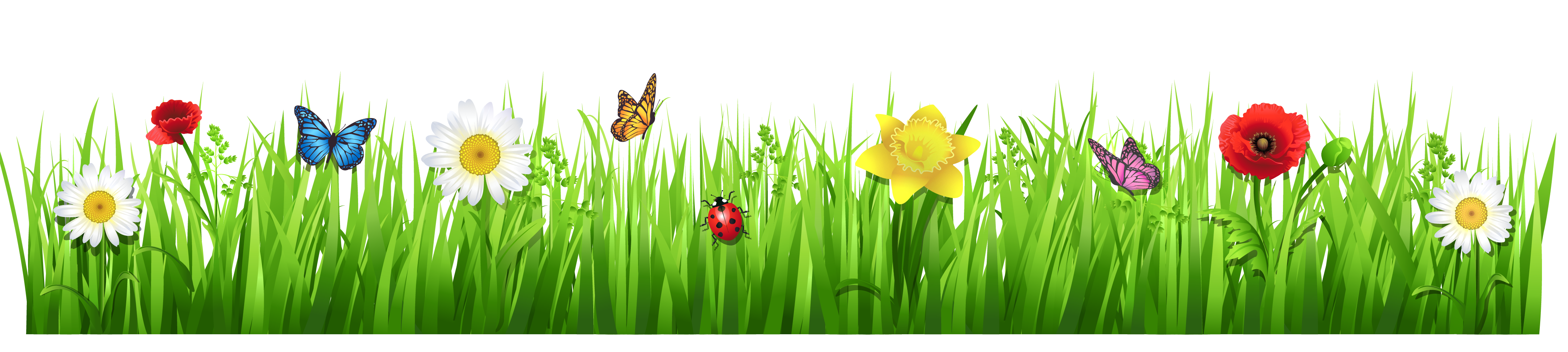 Clipart spring spring season. Grass clip art png