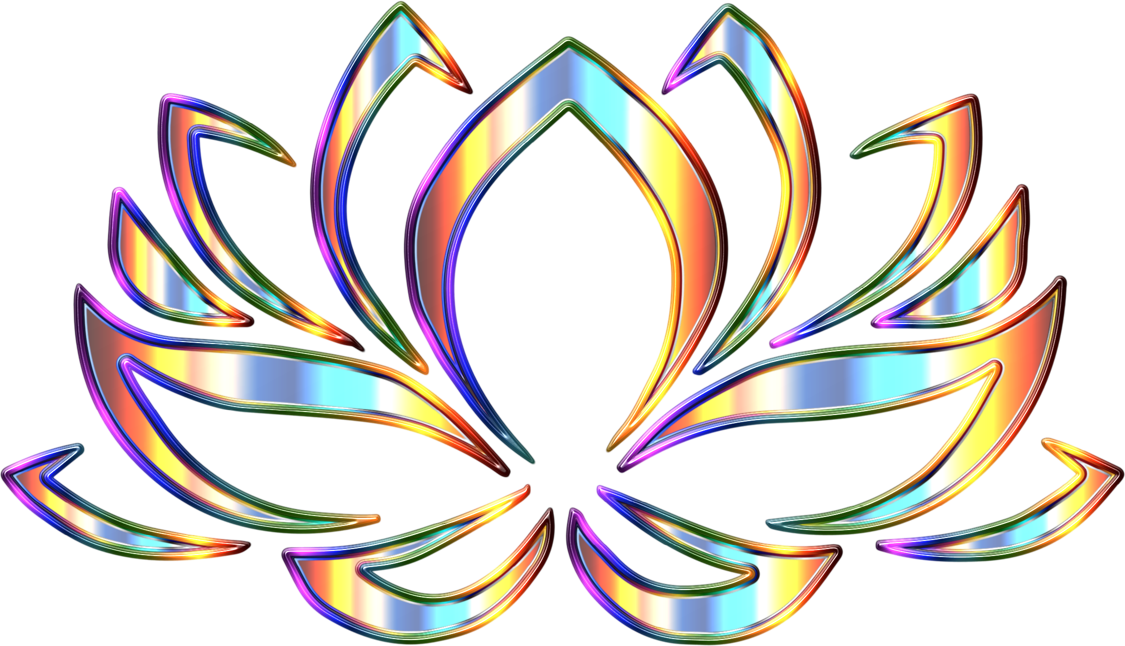 Psychedelic flower enhanced big. Clipart design lotus