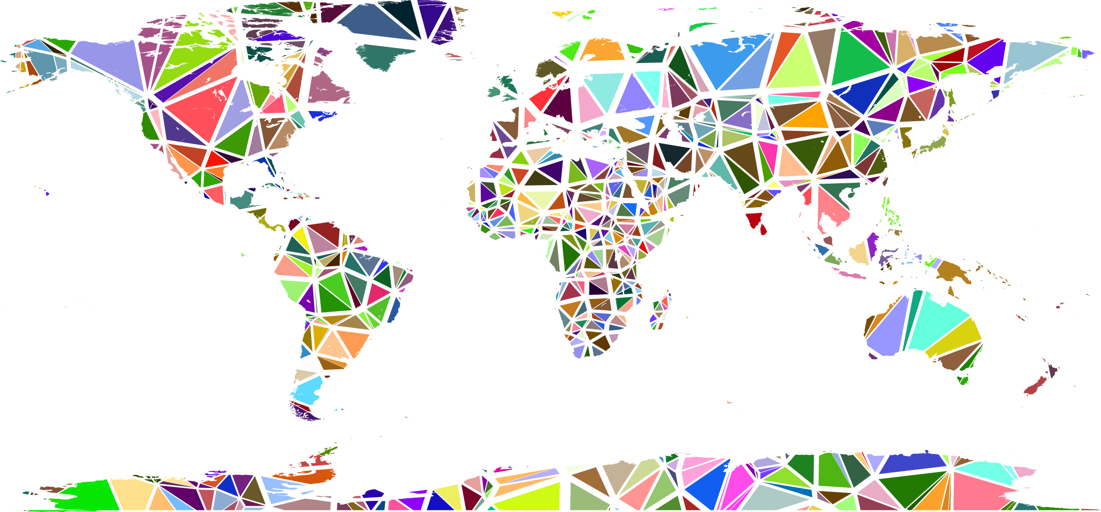 clipart world colorful