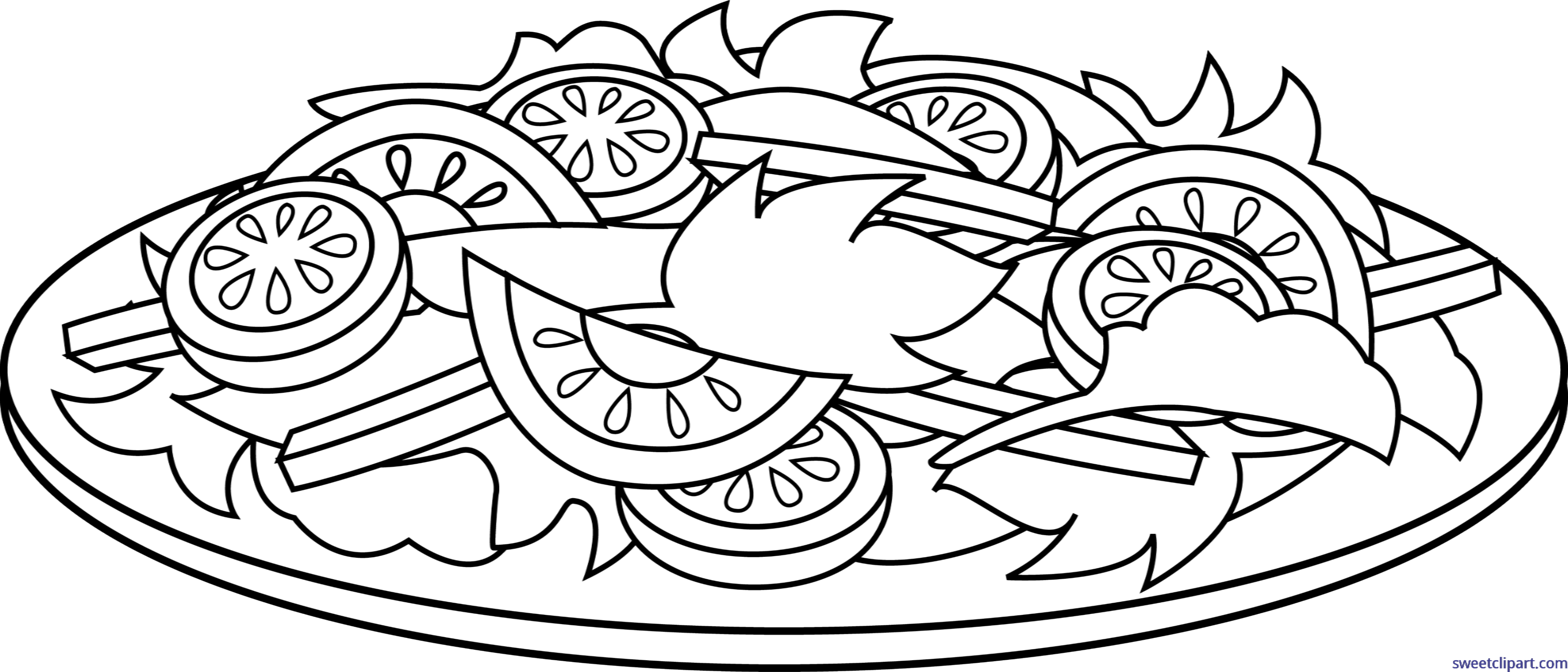 toucan clipart black and white