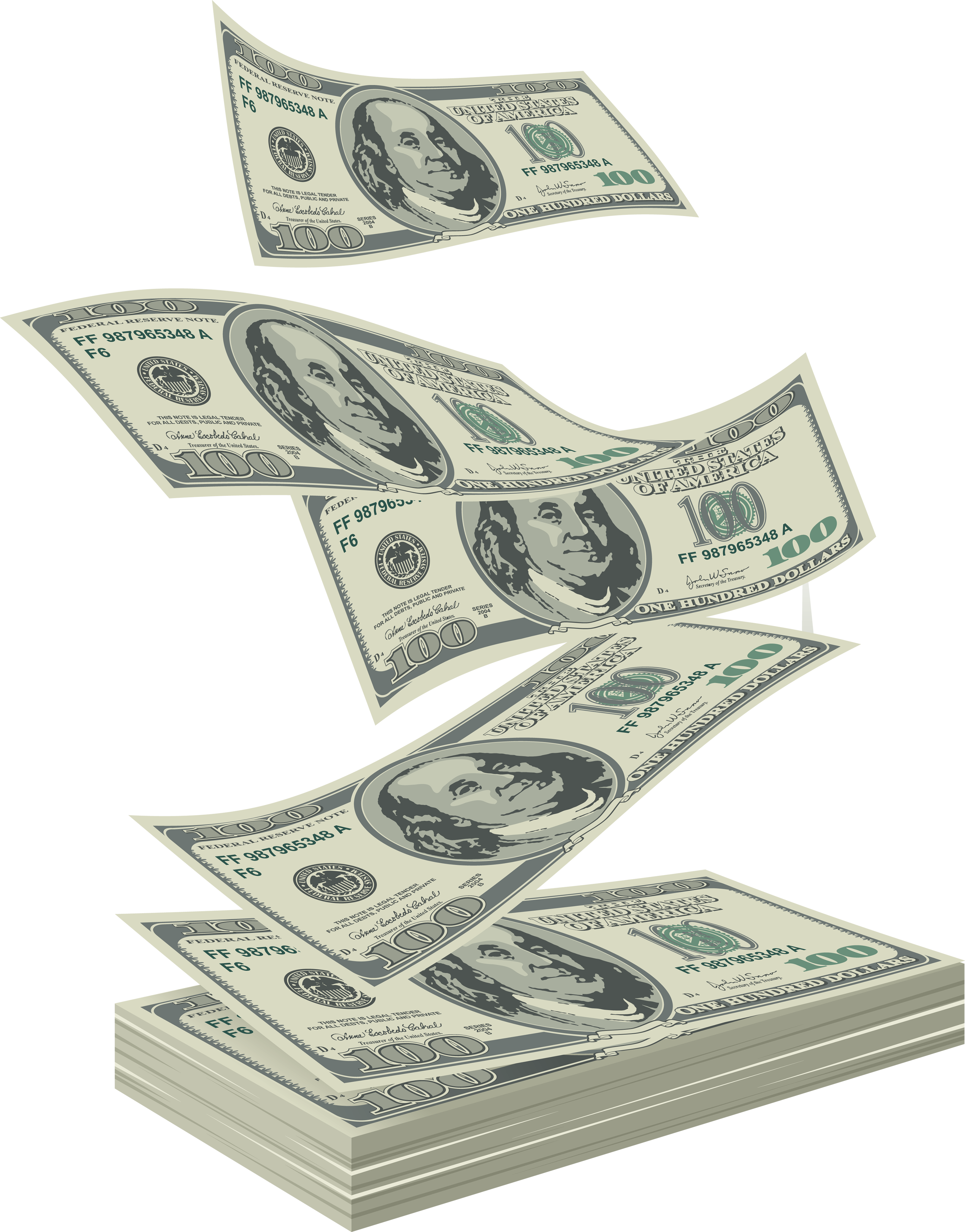 Fifteen isolated stock photo. Money png