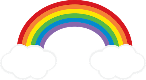 clipart rainbow preschool