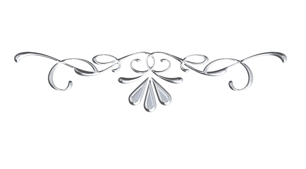 Scrollwork by victorian lady. Silver border png