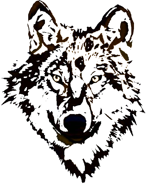 wolf clipart eps