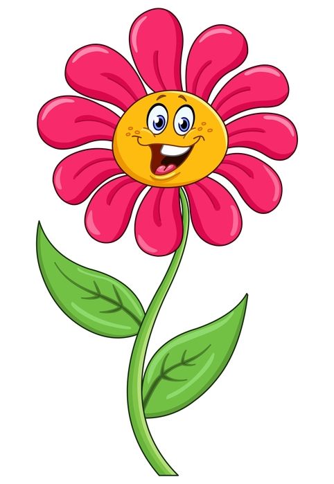 Cute flower clip art. Clipart designs cartoon