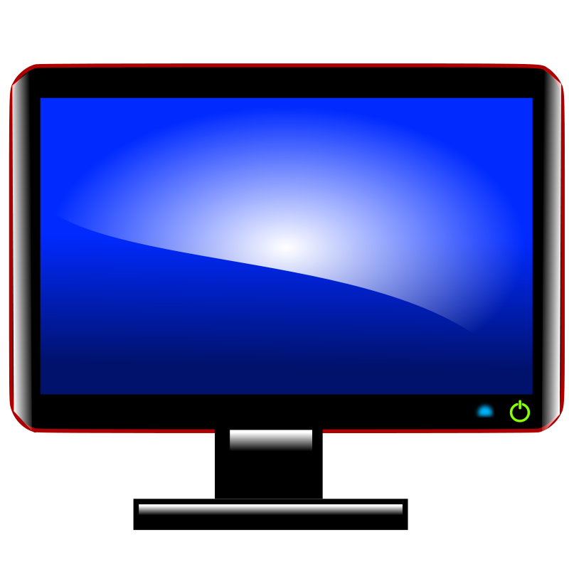 literacy clipart monitor