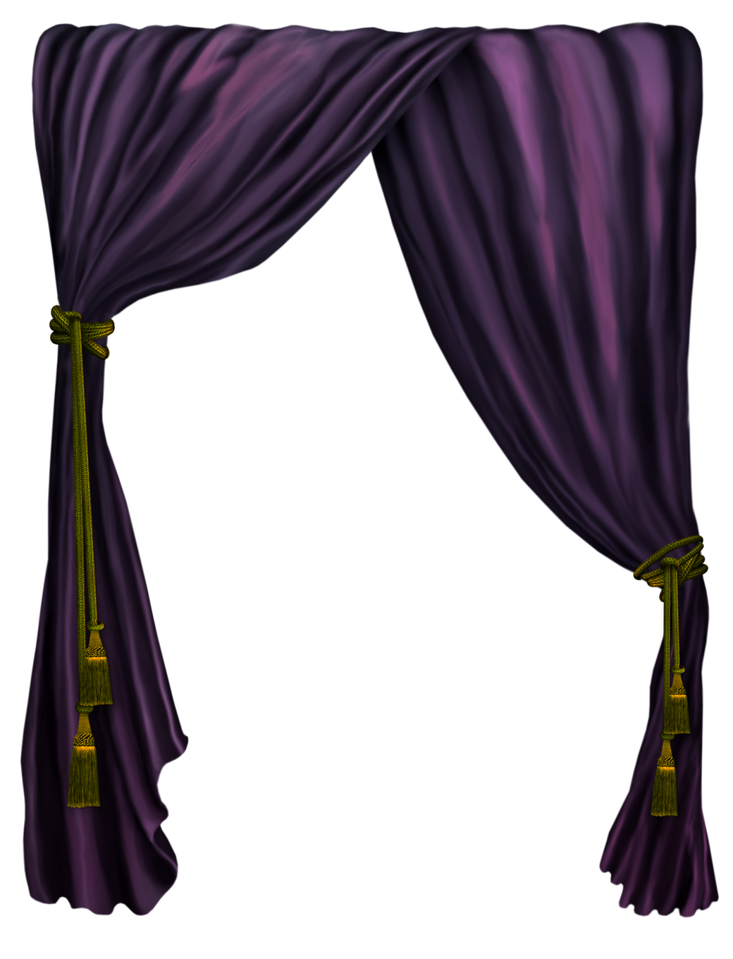 Curtains clipart cartoon. Purple curtain decor png