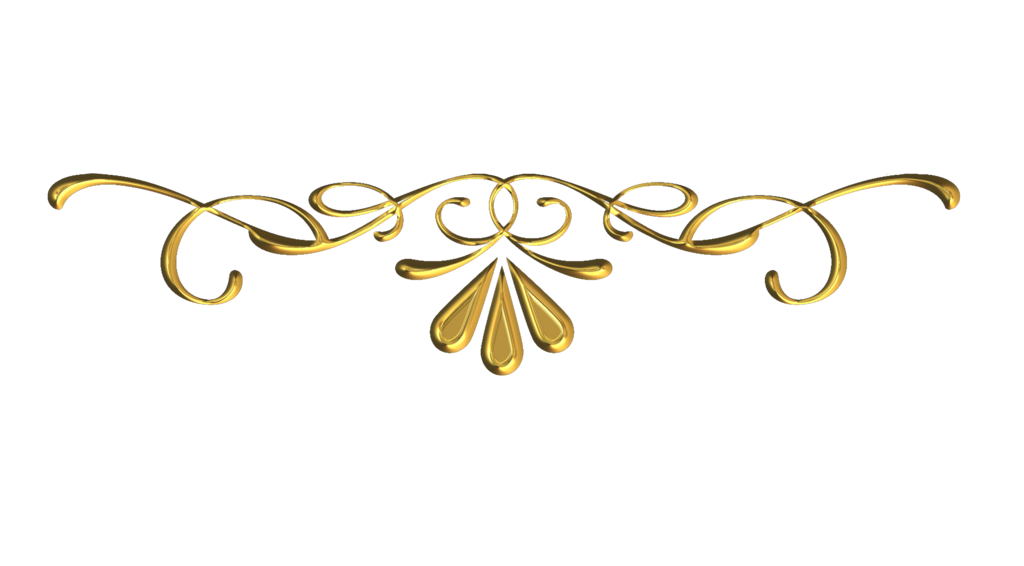 gold clipart divider