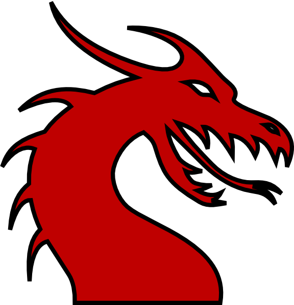Red dragon kid crafty. Phoenix clipart simplified