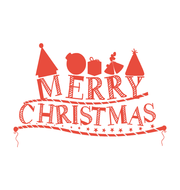 Clipart designs merry christmas.  collection of free
